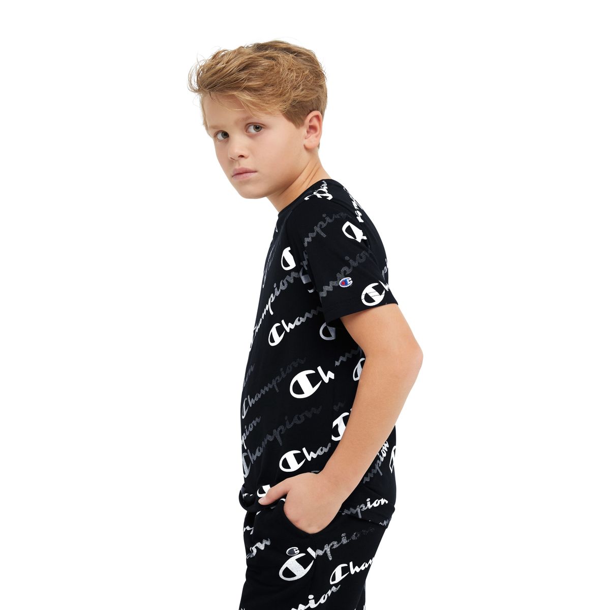 CHAMPION - Polera Algodón Niño Champion