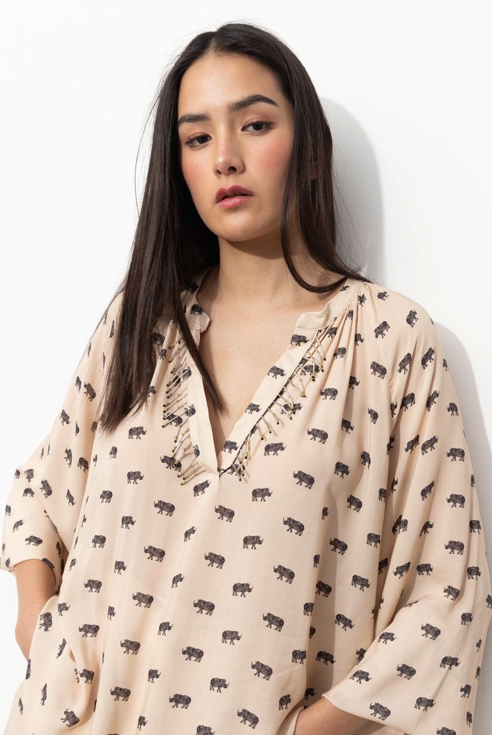 DIXIE - Blusa Estampada Ml Y 3/4 Mujer Dixie