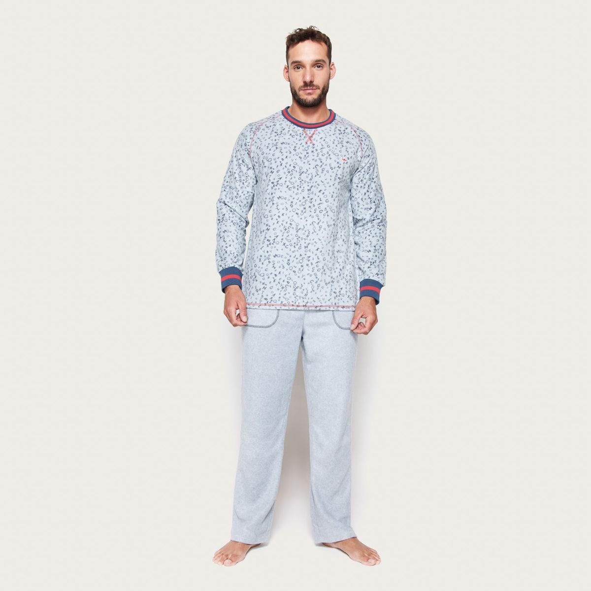 PALMERS - Pijama Manga Larga Hombre Palmers