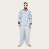 Pijama Manga Larga Hombre