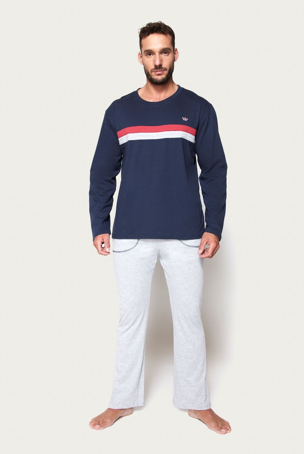 PALMERS - Pijama Manga Larga Hombre Palmers