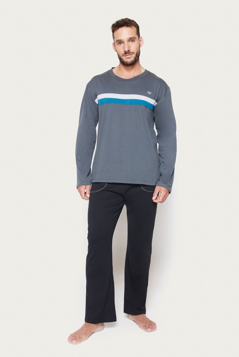PALMERS - Pijama Manga Larga Hombre Palmers