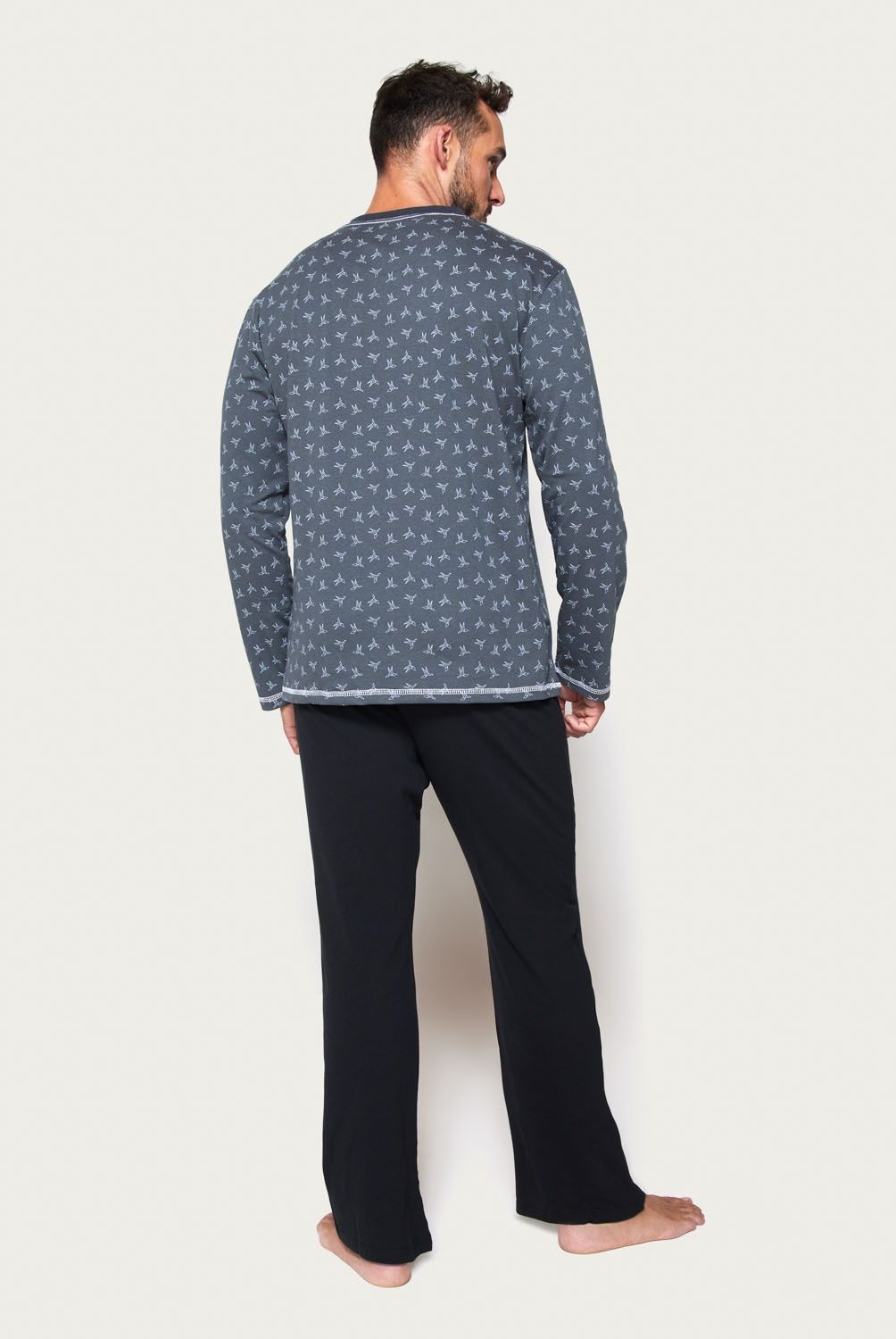 PALMERS - Pijama Manga Larga Hombre Palmers