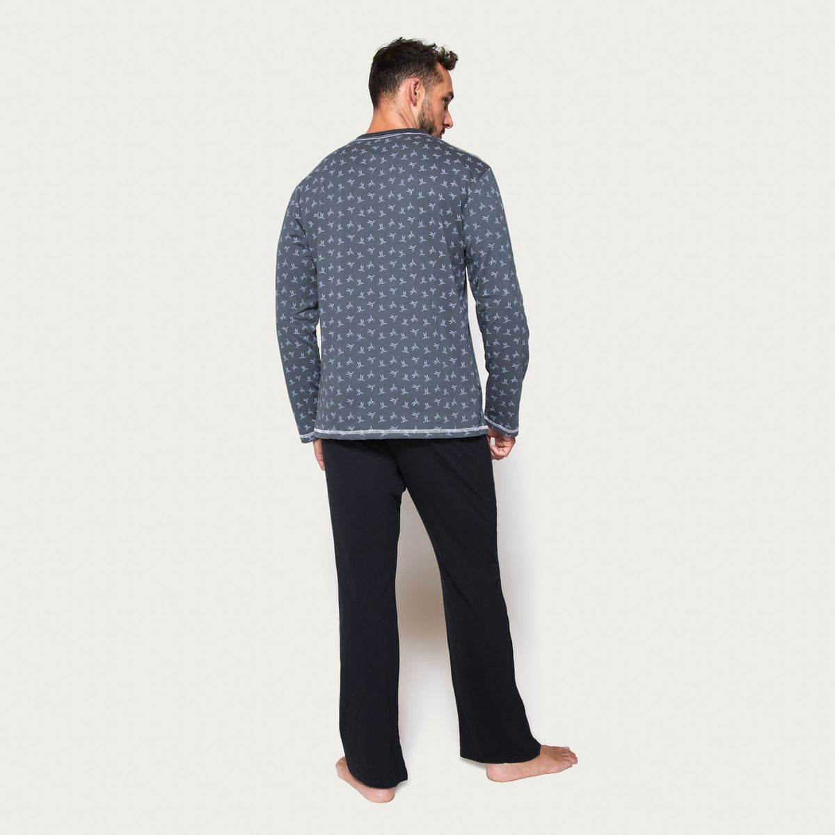 PALMERS - Pijama Manga Larga Hombre Palmers