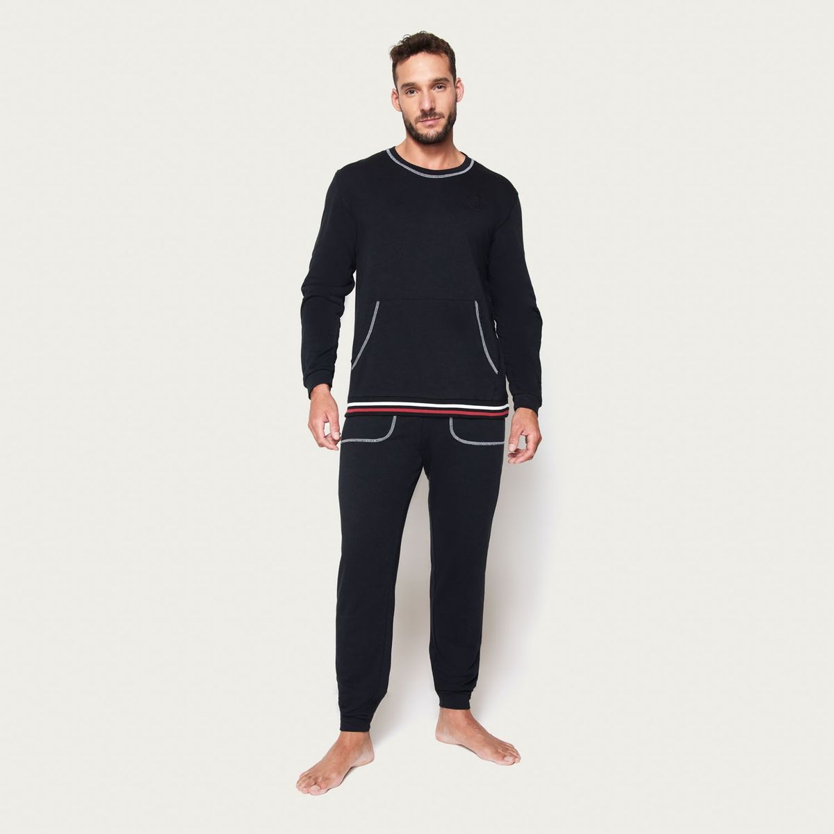 PALMERS - Pijama Manga Larga Hombre Palmers