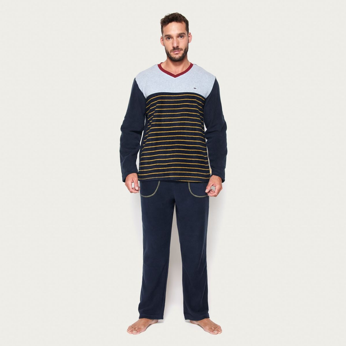 PALMERS - Pijama Manga Larga Hombre Palmers