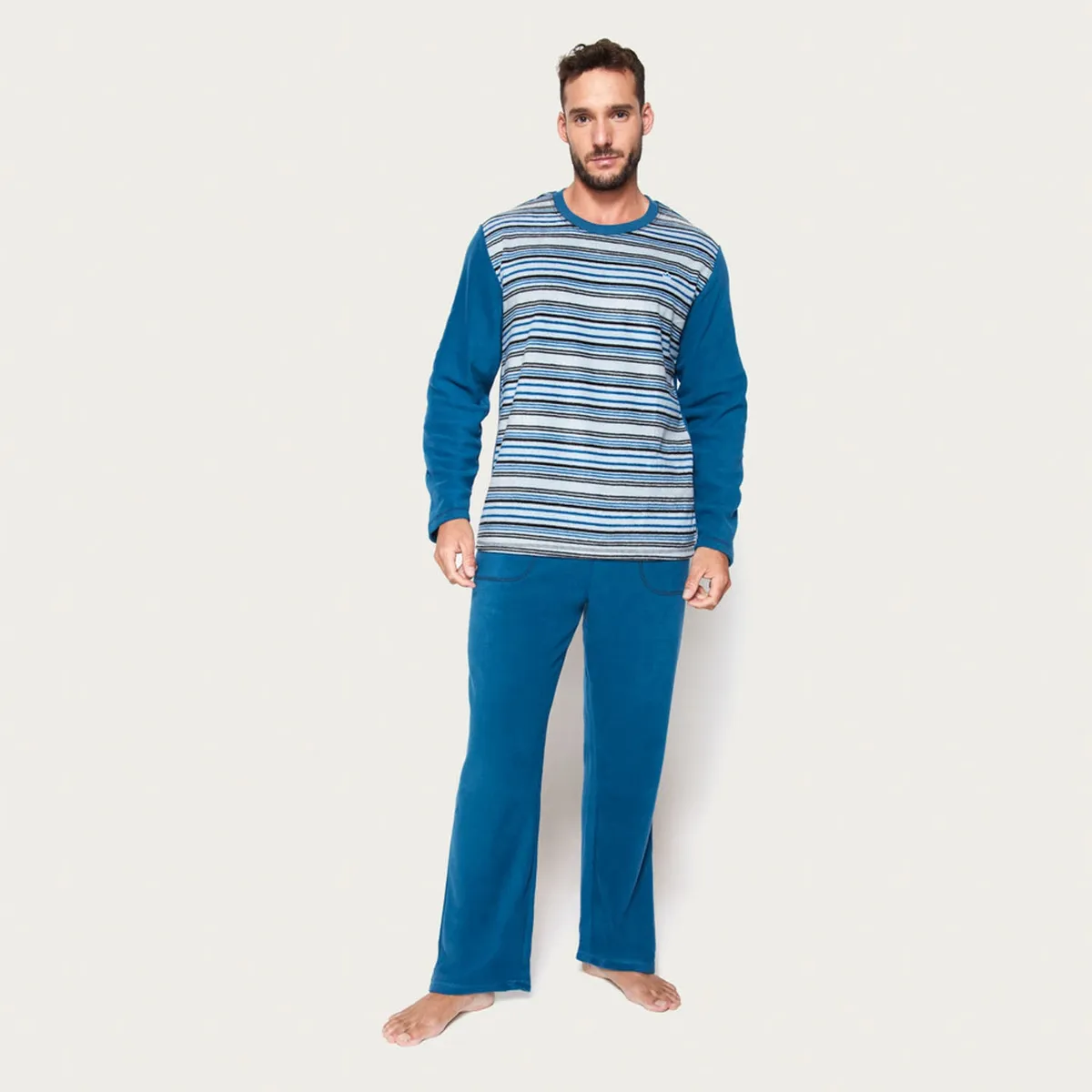 PALMERS - Pijama Manga Larga Hombre Palmers