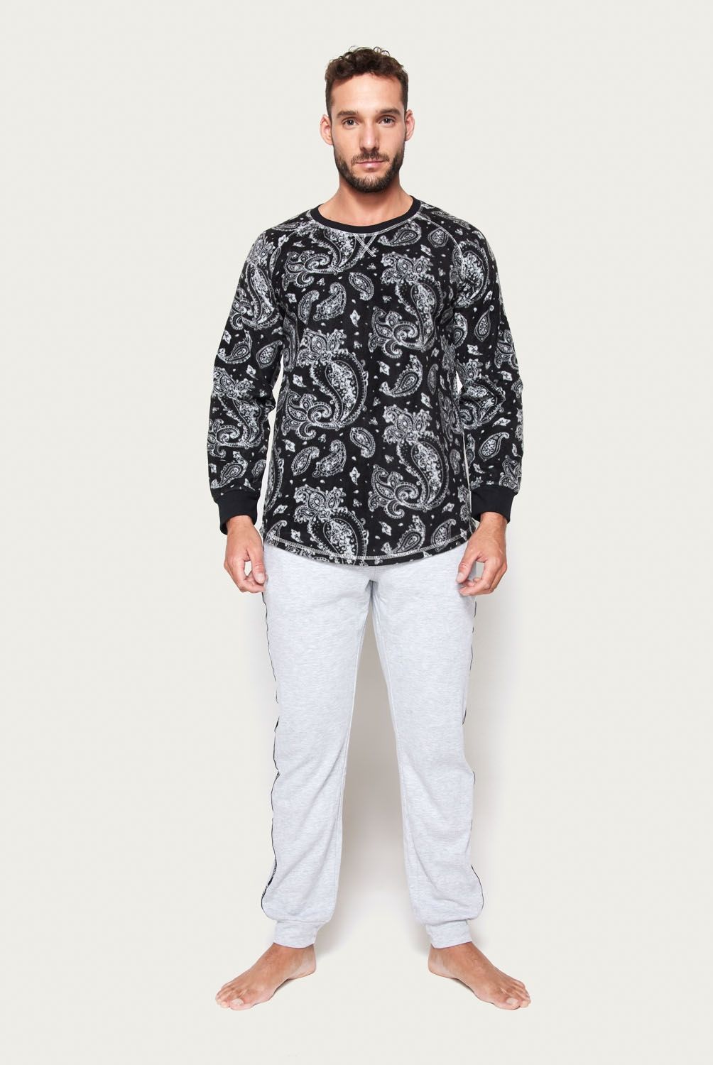 PALMERS - Pijama Manga Larga Hombre Palmers