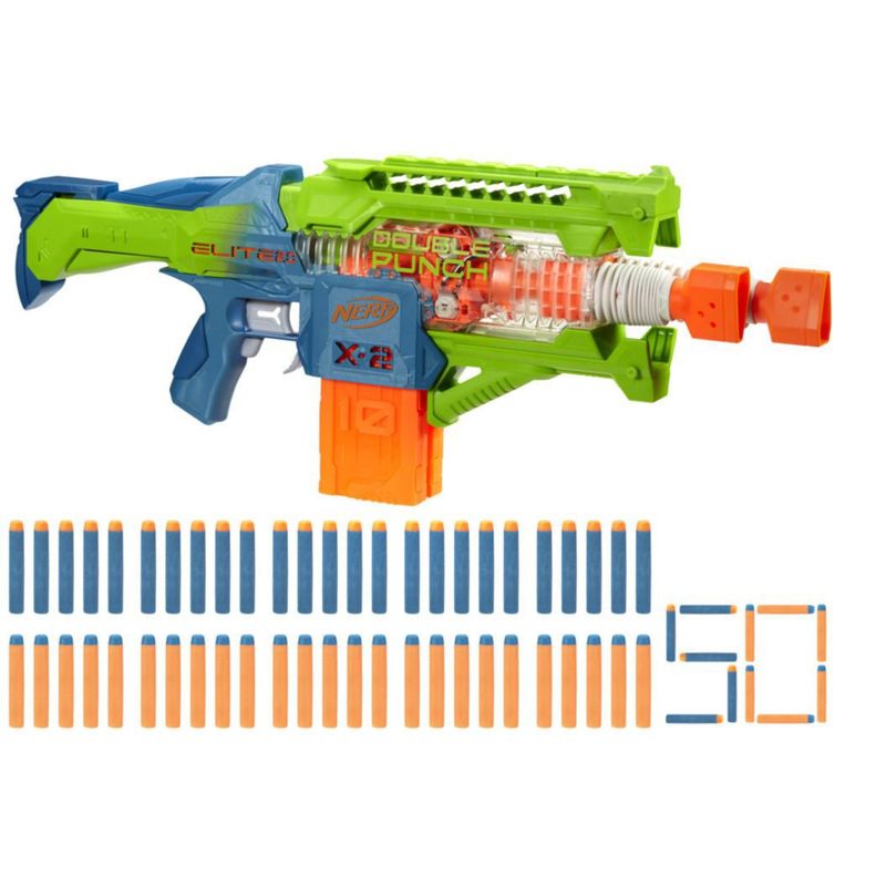 NERF - Lanzador Elite 2.0 Double Punch Nerf