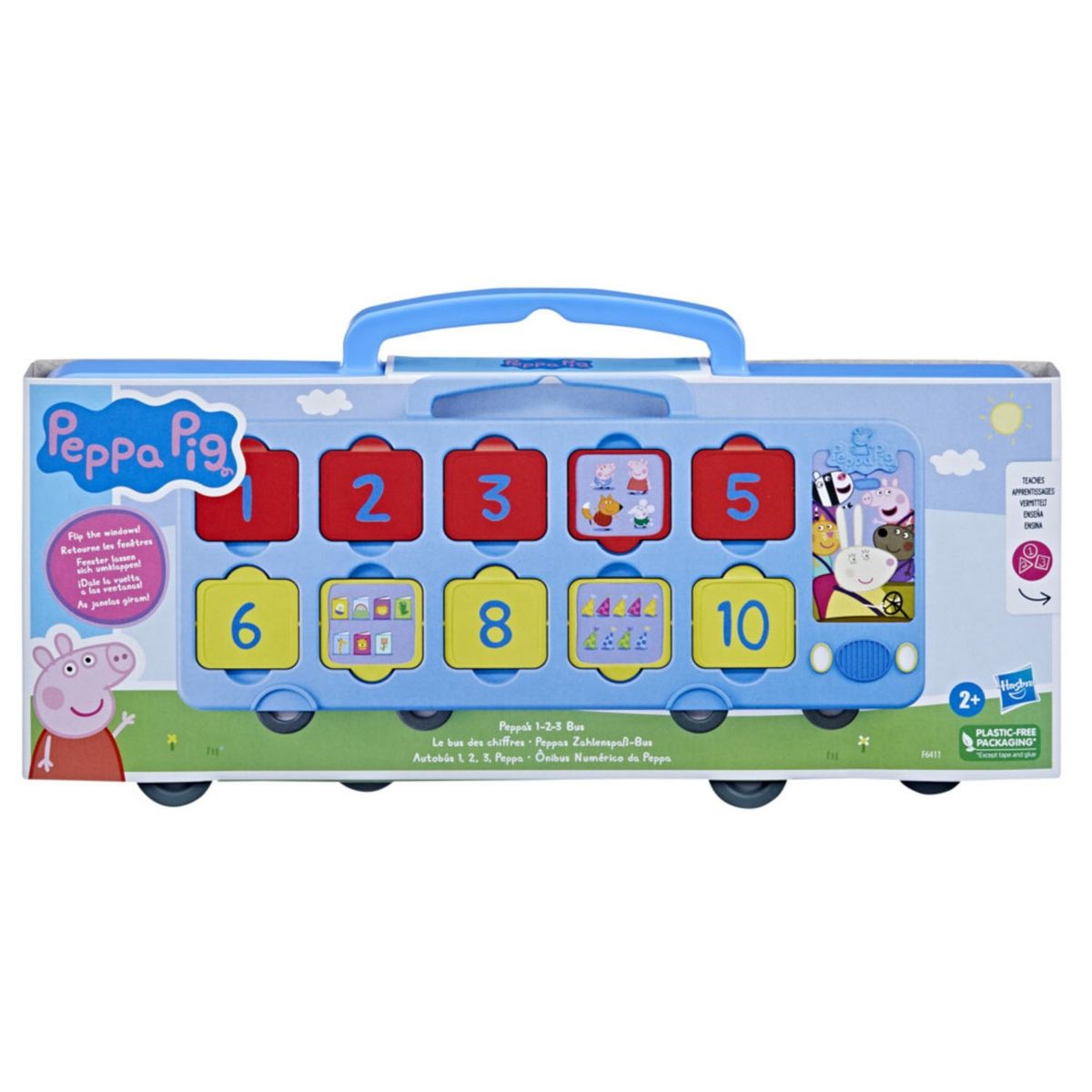 PEPPA PIG - Juego de Aprendizaje Autobús 1,2,3, Peppa Pig