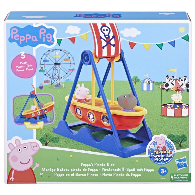 PEPPA PIG - Muñeca Peppa En El Barco Pirata Peppa Pig