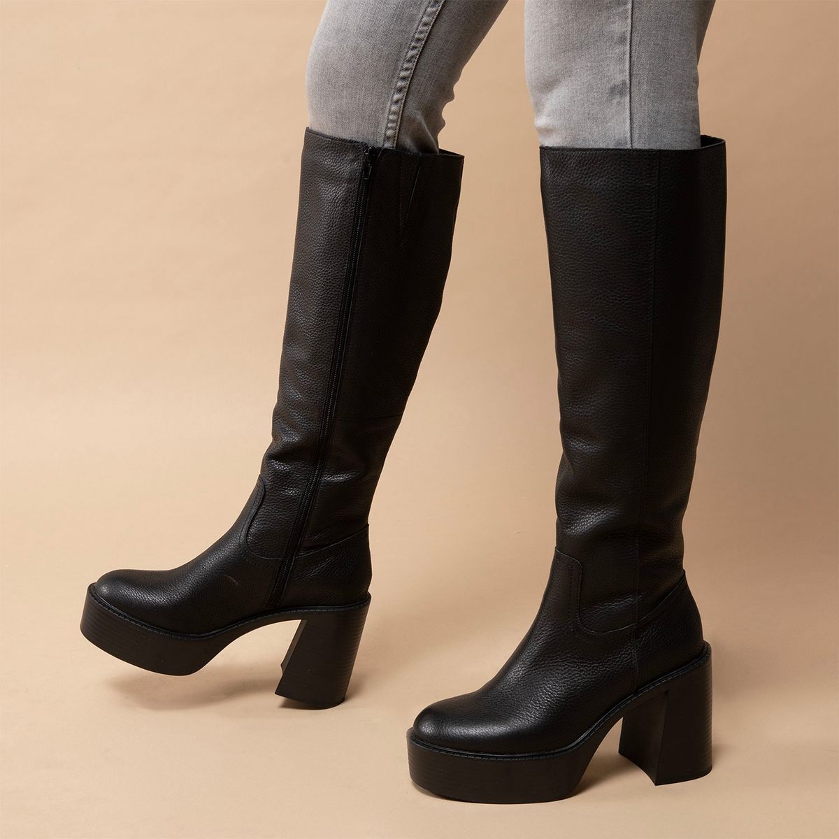 ALDO - Rykiel Bota Mujer Cuero Negro Aldo