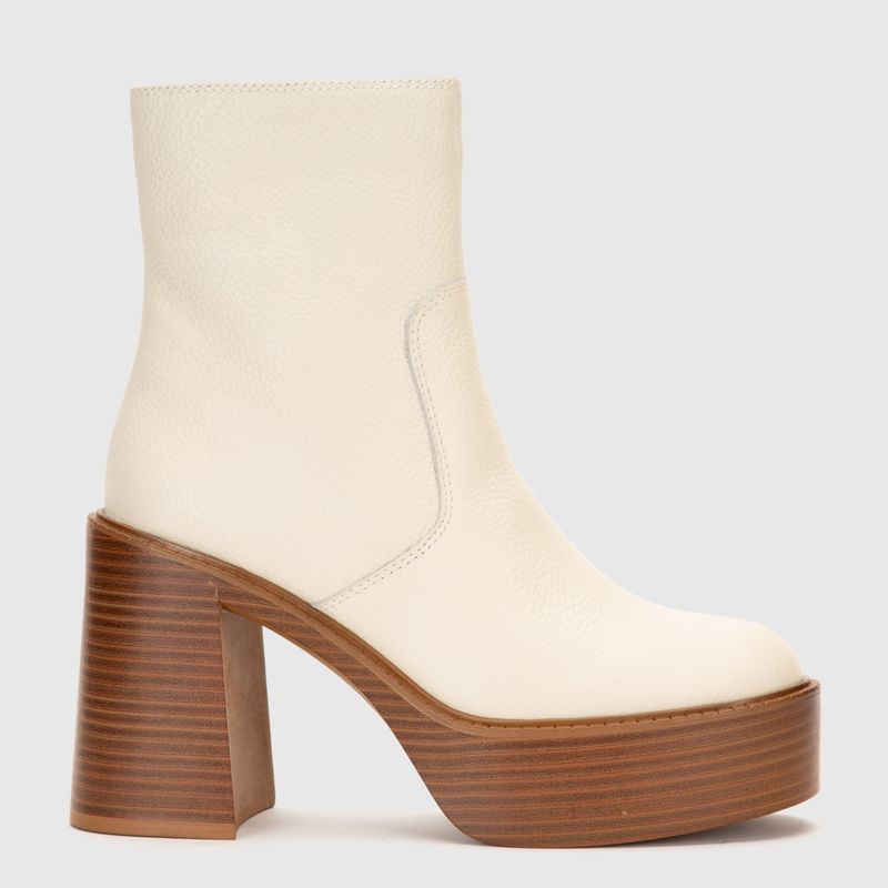 ALDO - Myrelle Botín Mujer Cuero Blanco Aldo