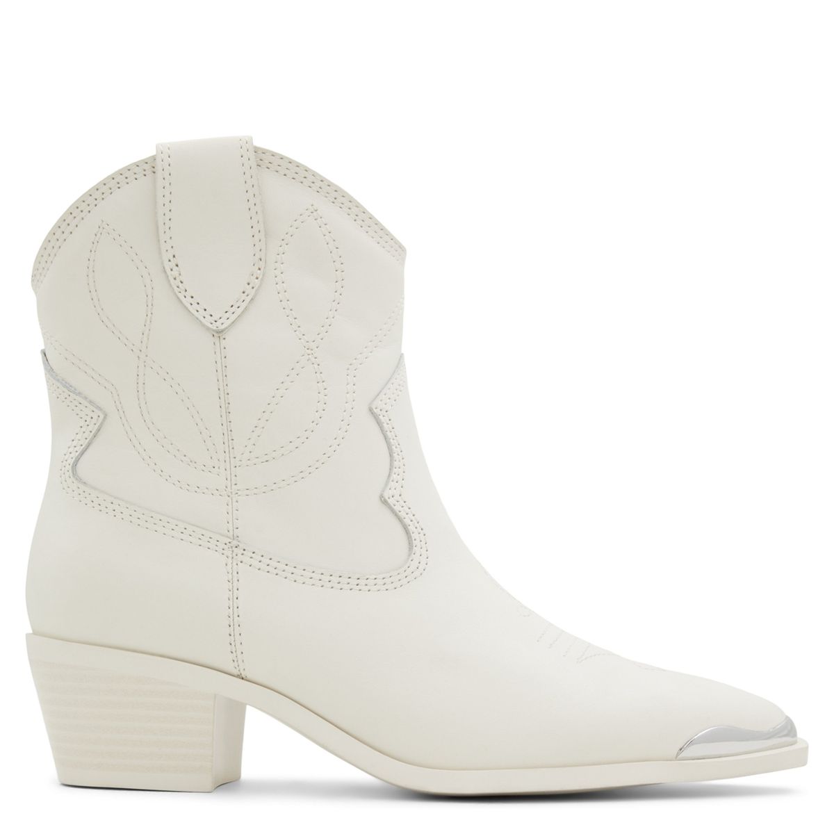 ALDO - Valley Bota Vaquera Mujer Cuero Blanco Aldo