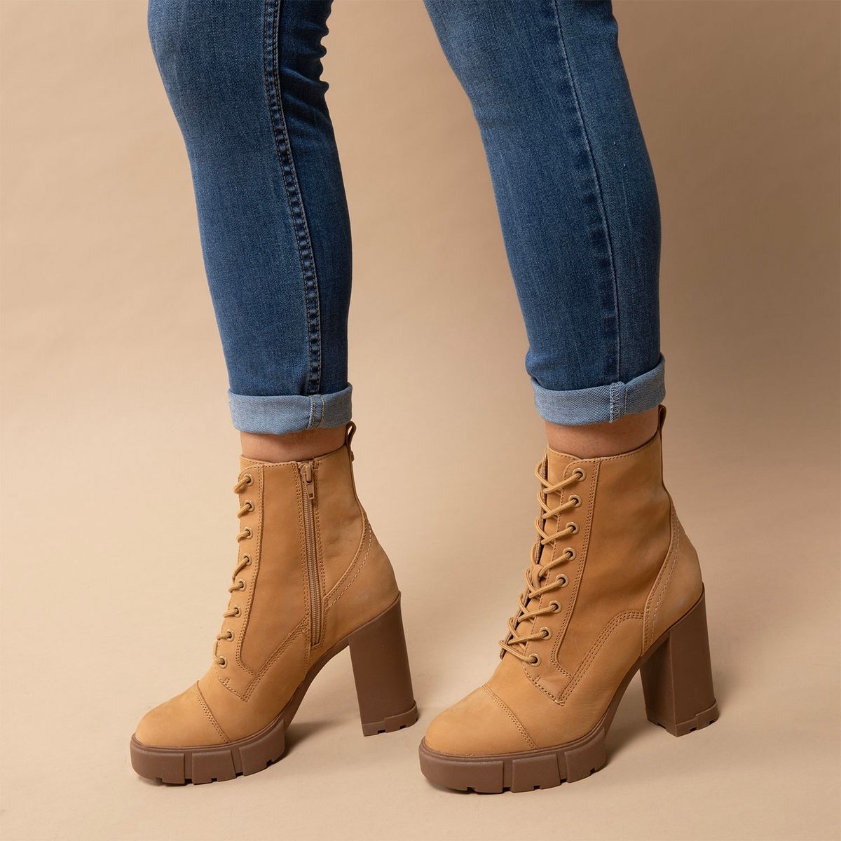 ALDO - Rebel Botín Mujer Cuero Café Aldo