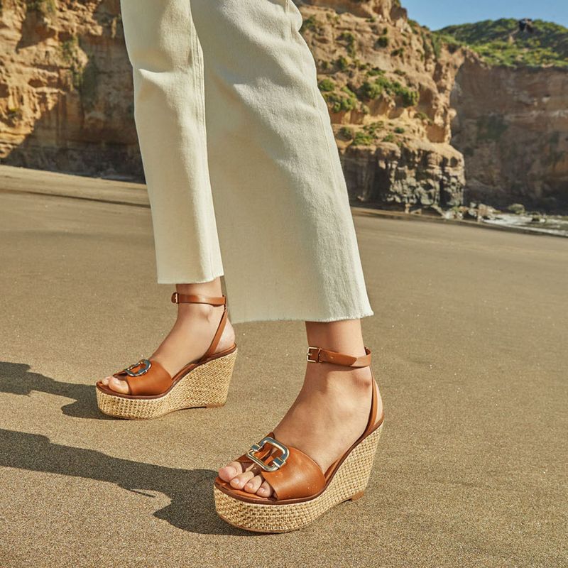 ALDO - Carrabriria Sandalia Mujer Café Aldo