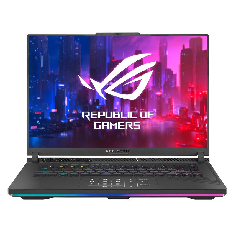 ASUS - Notebook Gamer  Asus Gamer ROG Strix G16 G614 Intel Core i9 24 Nucleos NVIDIA GeForce RTX 4070 16GB RAM 1TB SSD 16" WUXGA 165Hz