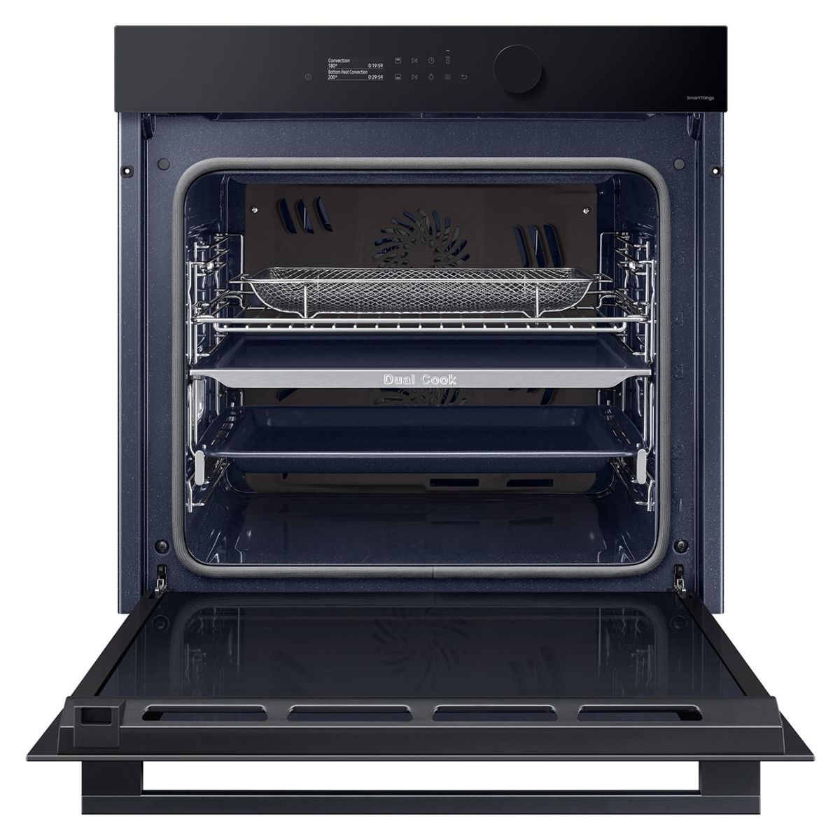 SAMSUNG - Horno Eléctrico Empotrable 76 Lt Series 5 Dual Cook AirFry Wifi NV7B5645TAK/ZS Samsung