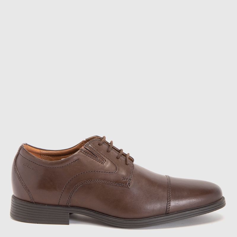 CLARKS - Zapato Formal Hombre Cuero Café Clarks