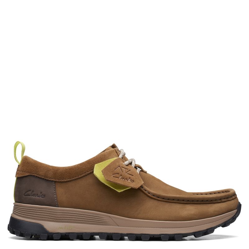 CLARKS - Zapatilla Urbana Hombre Cuero Café Clarks