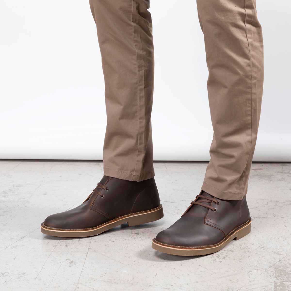 CLARKS - Zapato Casual Hombre Cuero Café Clarks