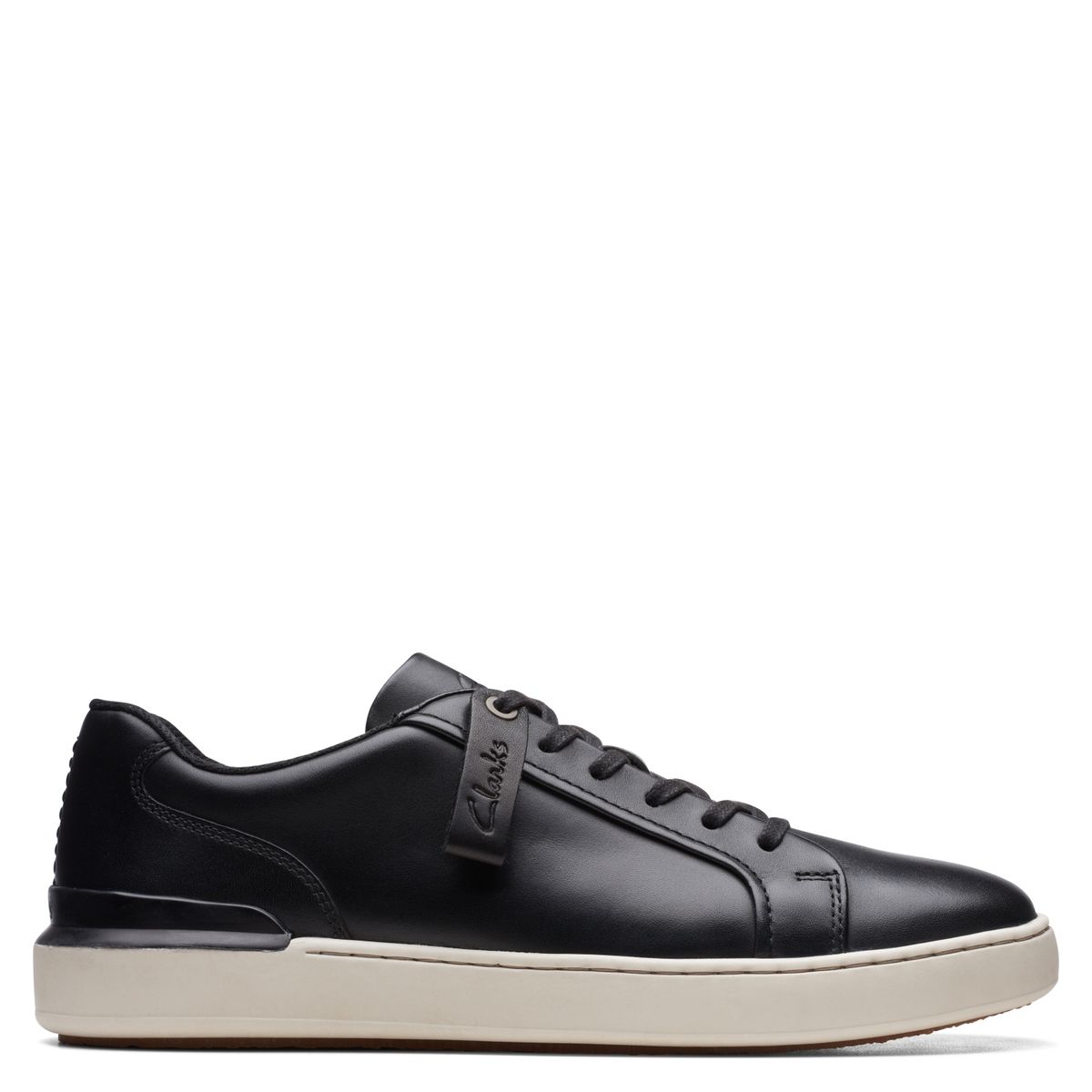 CLARKS - Zapatilla Urbana Hombre Cuero Negro Clarks