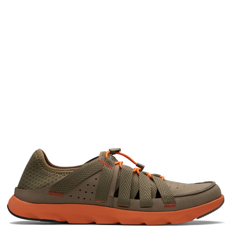CLARKS - Zapatilla Urbana Hombre Verde Clarks