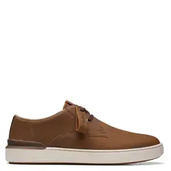 CLARKS - Zapatilla Urbana Hombre Cuero Café