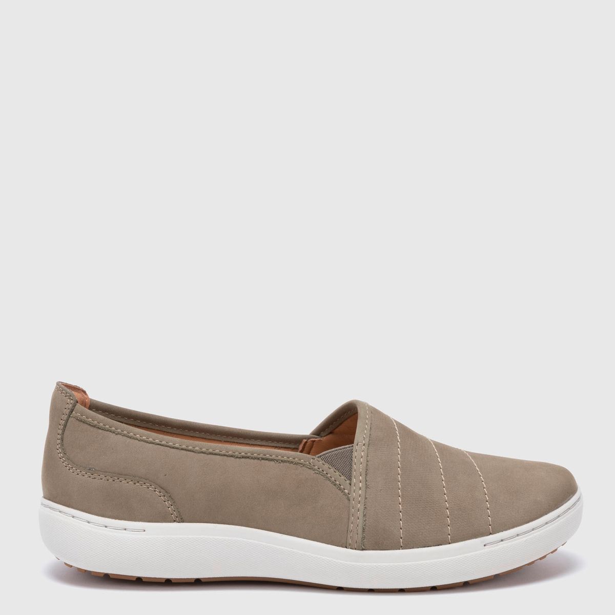 CLARKS - Zapato Casual Mujer Cuero Verde Clarks