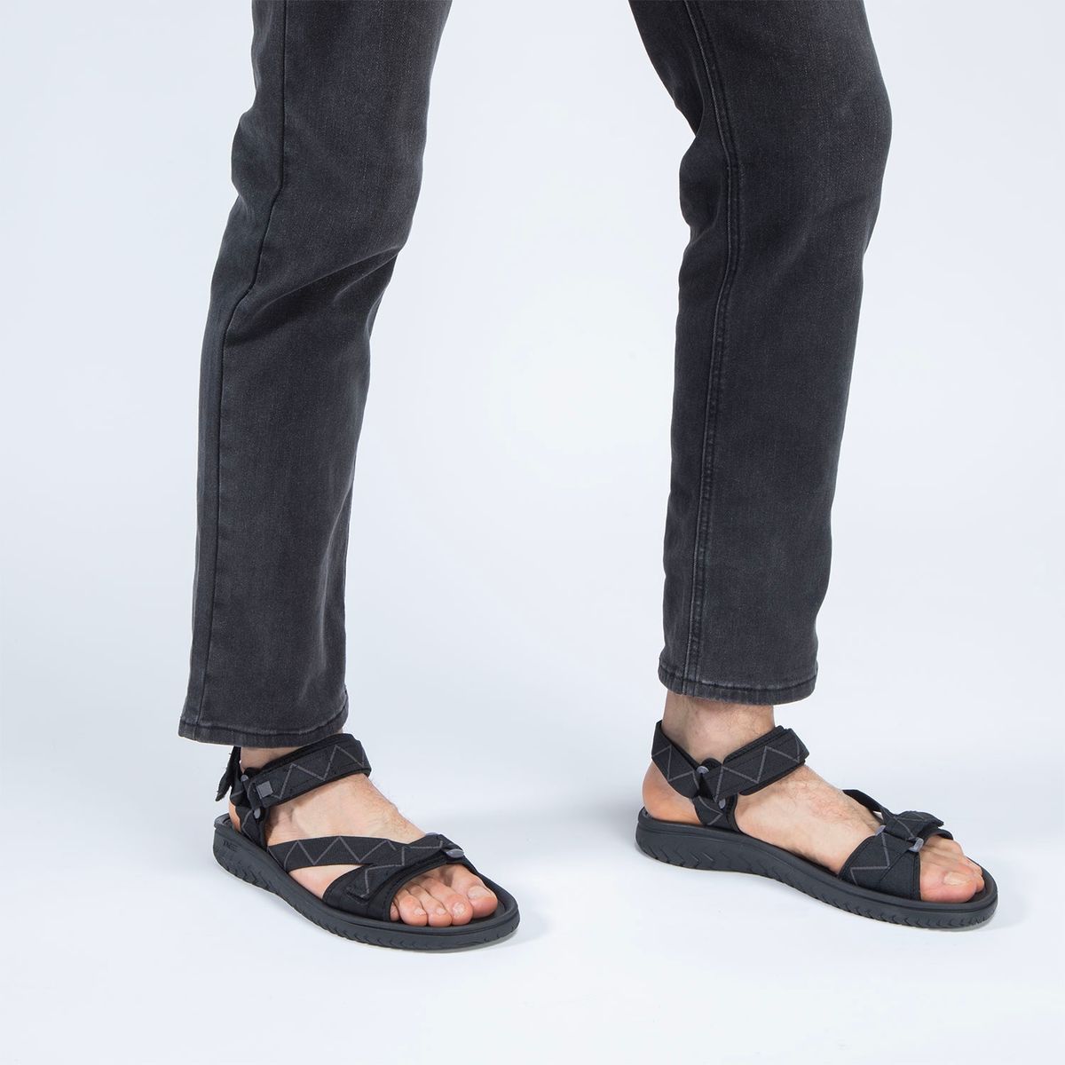 CLARKS - Sandalia Hombre Negro Clarks