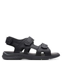 Sandalia Hombre Cuero Negro