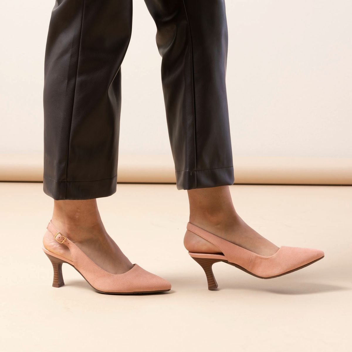 CLARKS - Zapato Formal Mujer Cuero Rosado Clarks