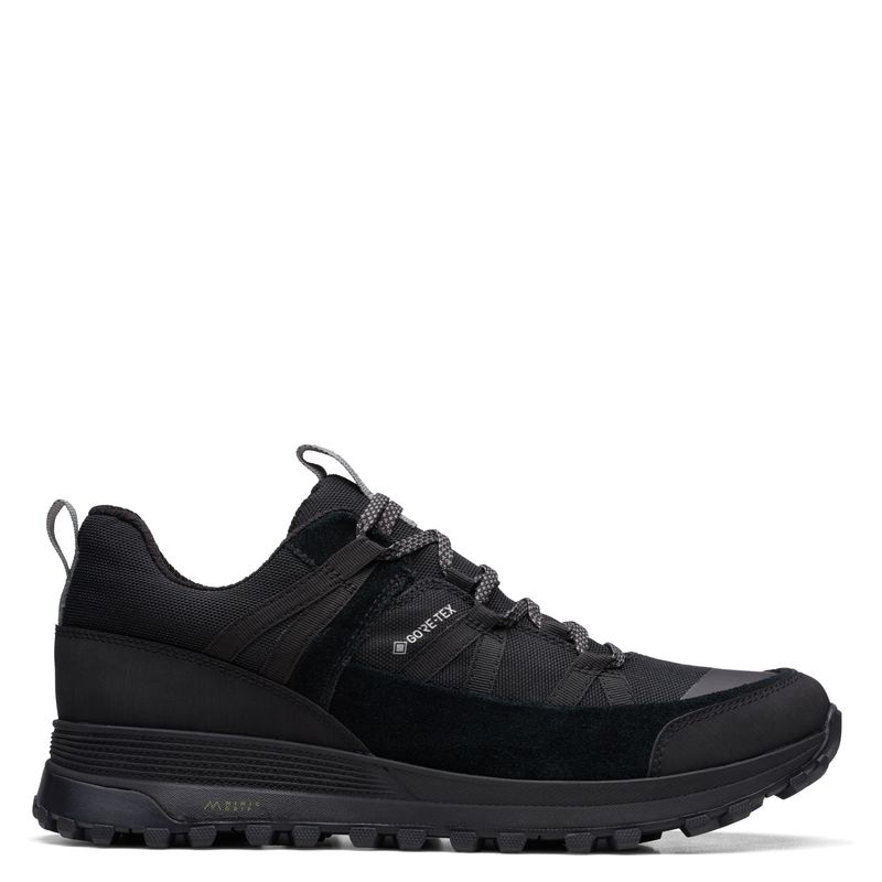 CLARKS - Zapatilla Urbana Hombre Cuero Negro Clarks