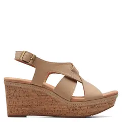 CLARKS - Sandalia Mujer Café