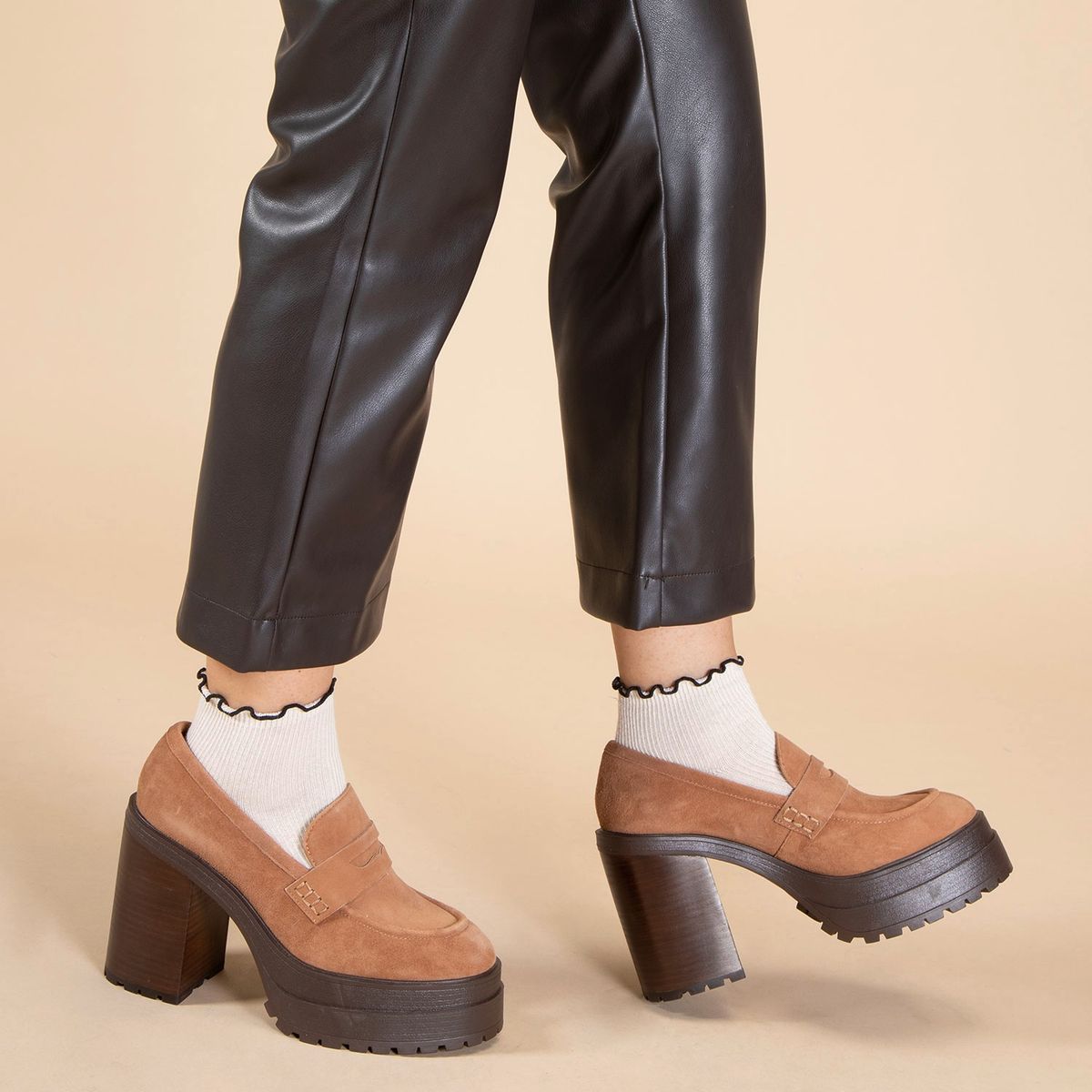 ALDO - Bigsoul Mocasín Mujer Cuero Café Aldo