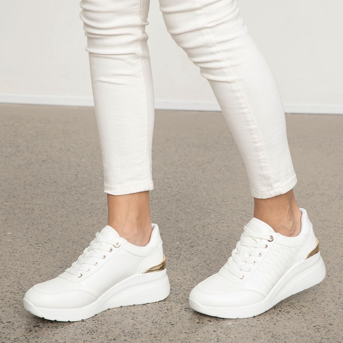 ALDO - Gradskiy Zapatilla Urbana Mujer Blanco Aldo