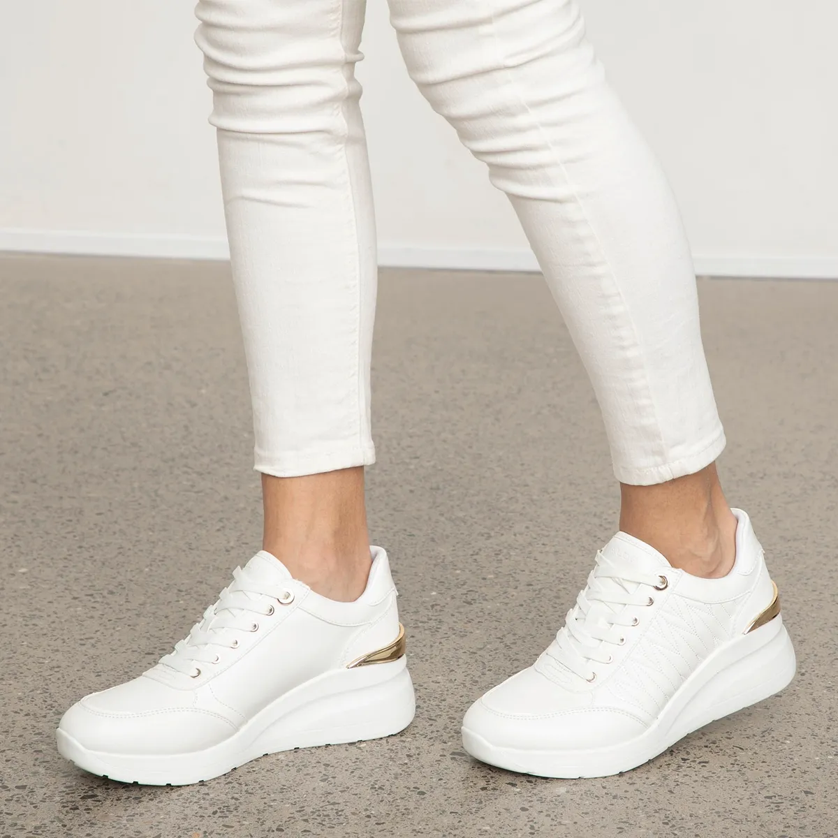 ALDO - Gradskiy Zapatilla Urbana Mujer Blanco Aldo