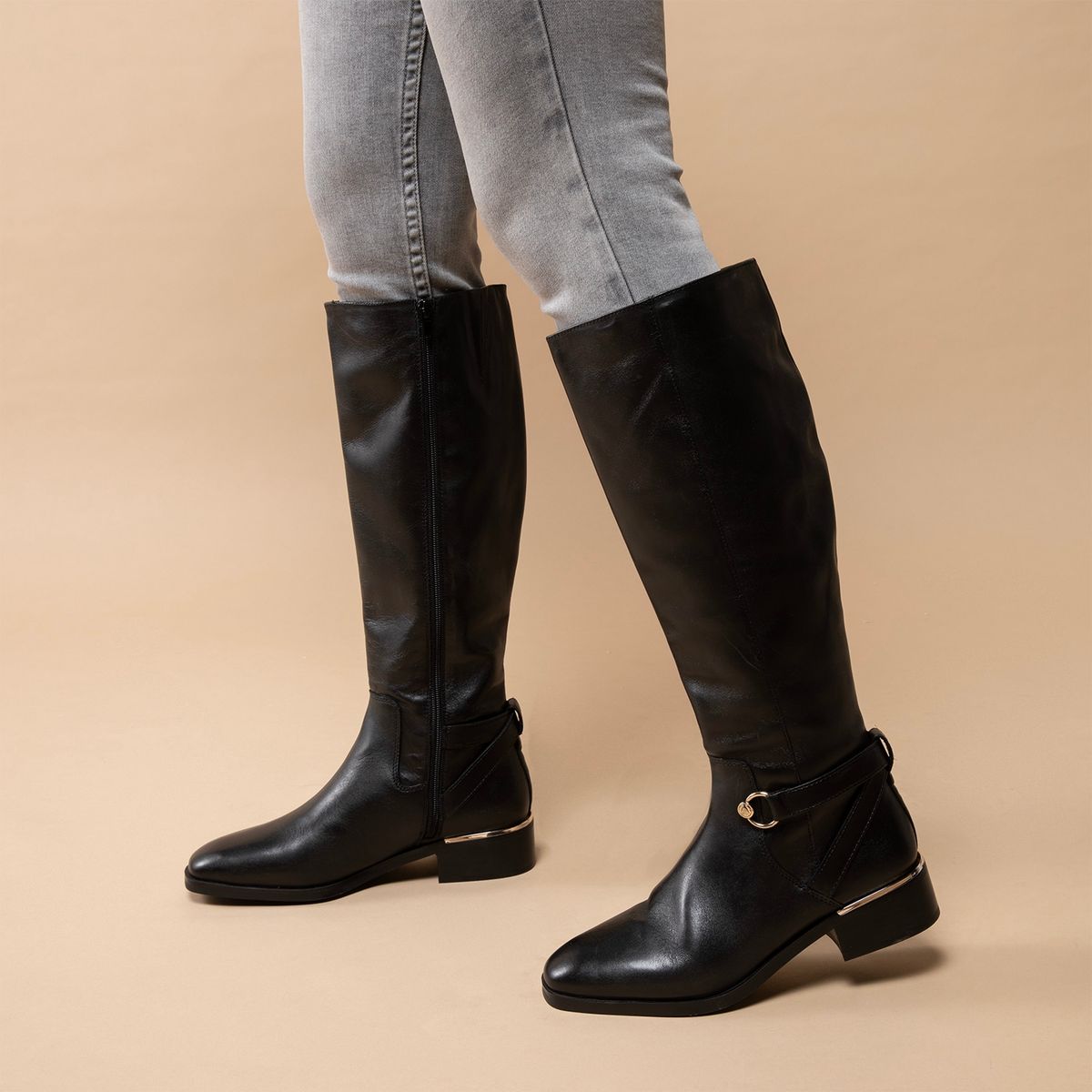 ALDO - Eterimma Bota Mujer Cuero Negro Aldo