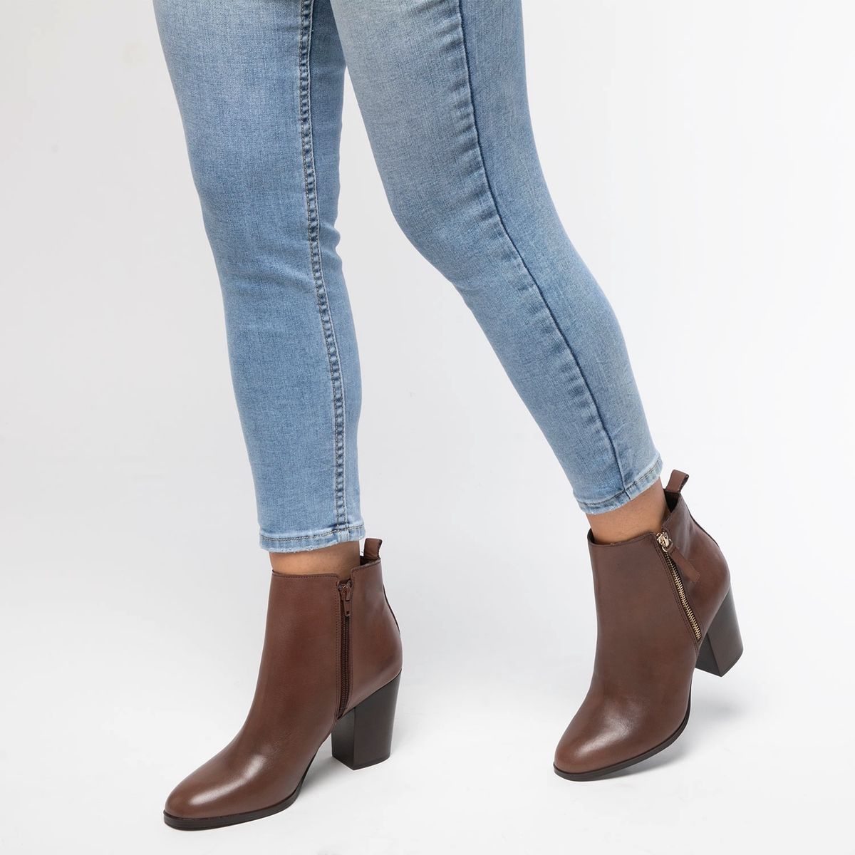 ALDO - Noemieflex Botín Mujer Cuero Café Aldo