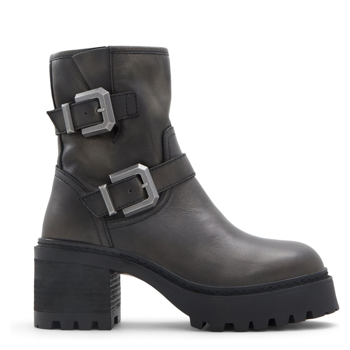 ALDO - Palomina Botín Biker Mujer Cuero Negro Aldo