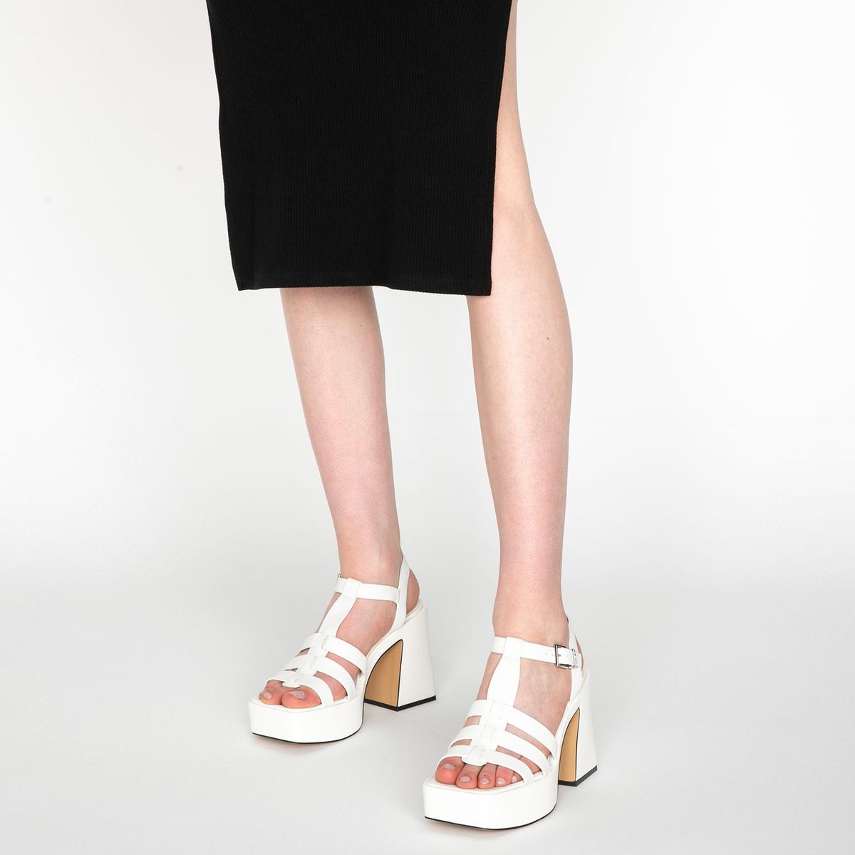 ALDO - Jeni Sandalia Mujer Cuero Blanco Aldo
