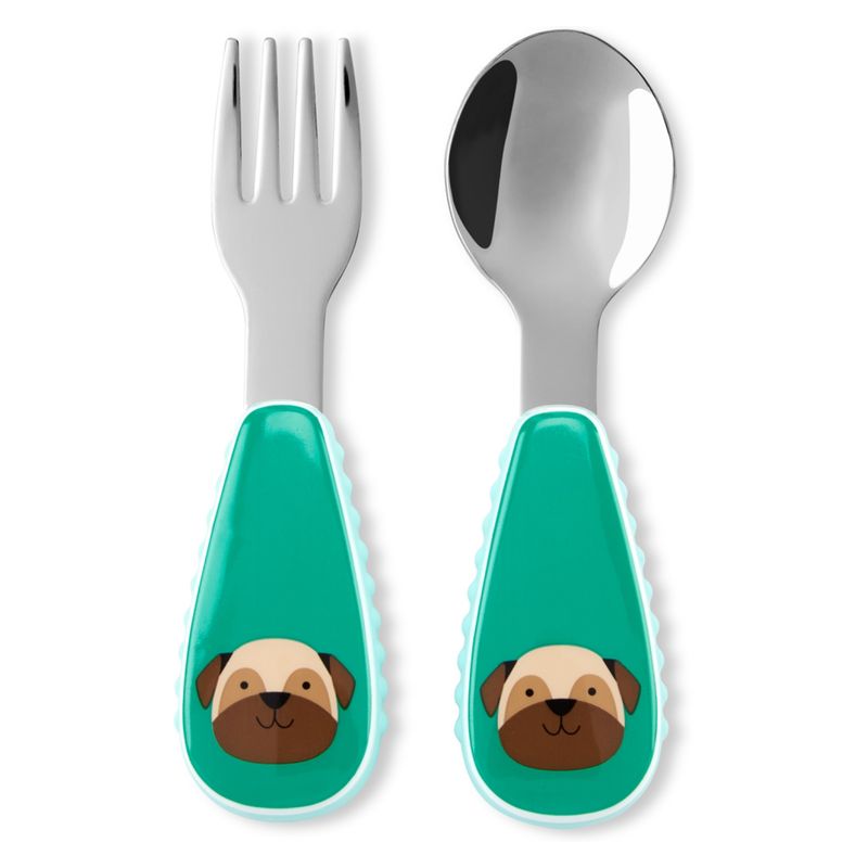 SKIP HOP - Skip Hop Set Cuchara Y Tenedor Zoo Pug