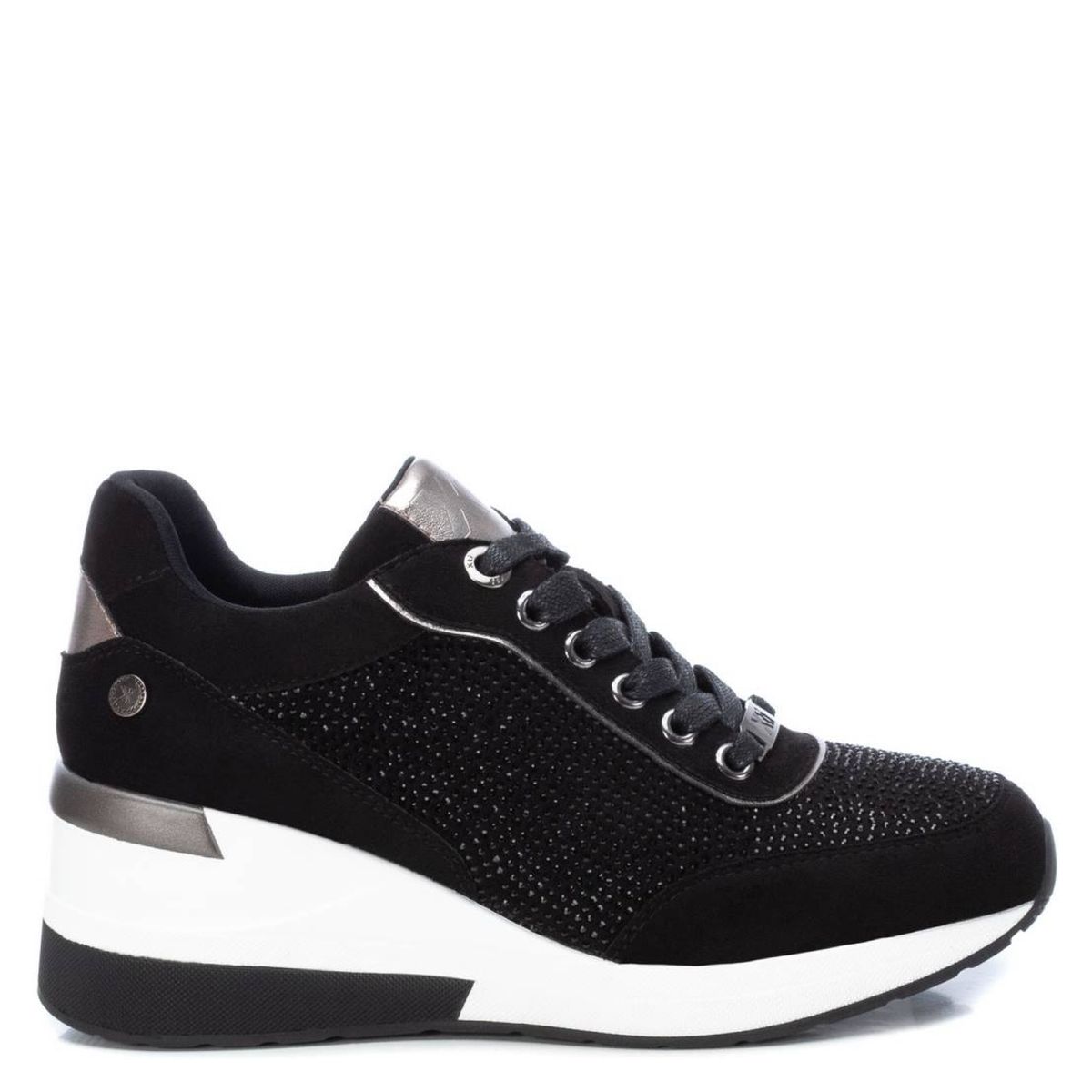 XTI - Zapatilla Urbana Mujer Negro Xti