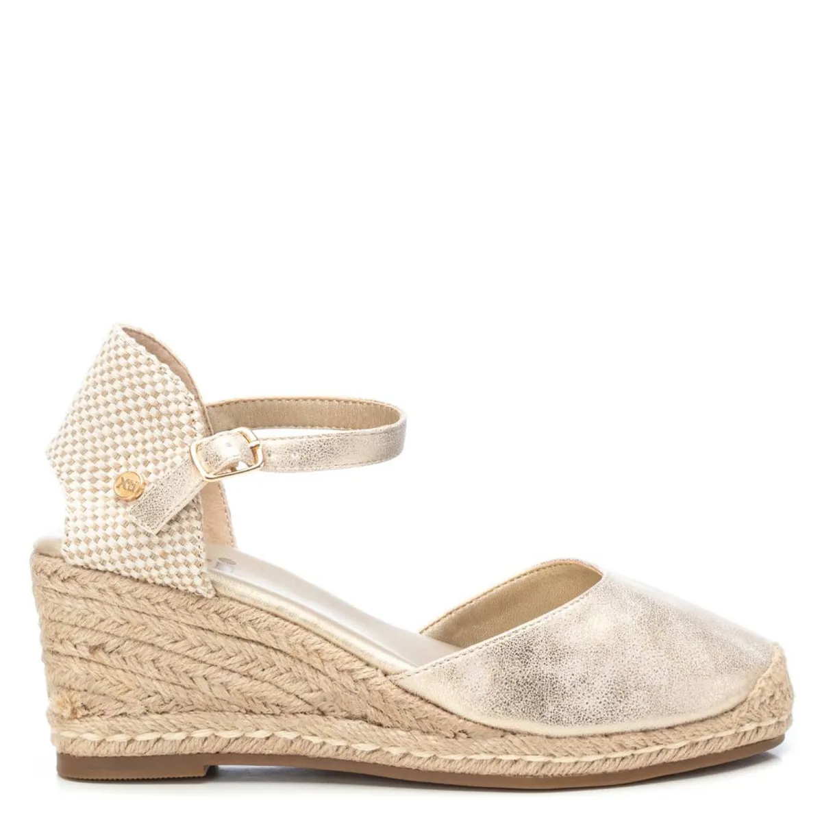 XTI - Sandalia Mujer Dorado Xti