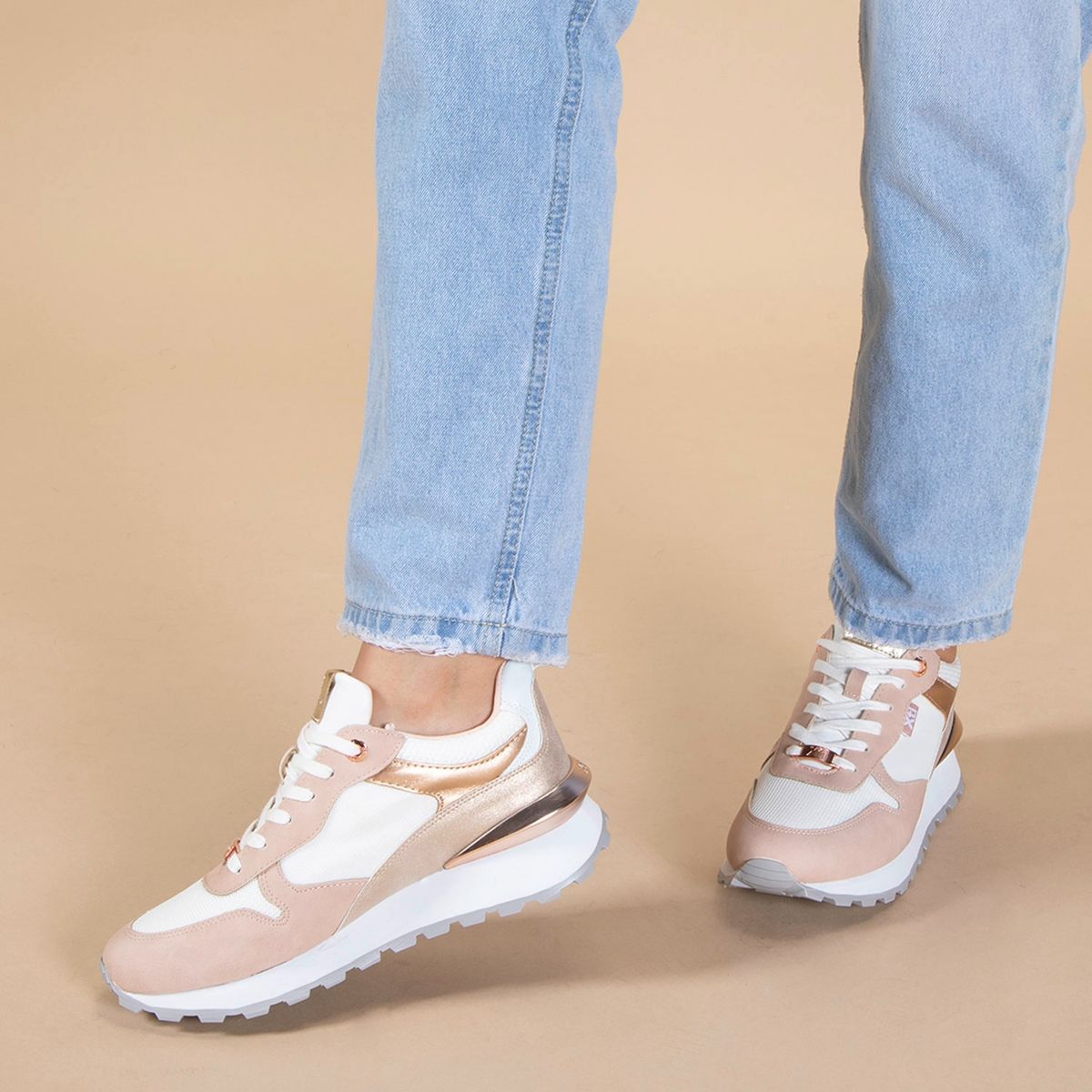 XTI - Zapatilla Urbana Mujer Blanco Xti