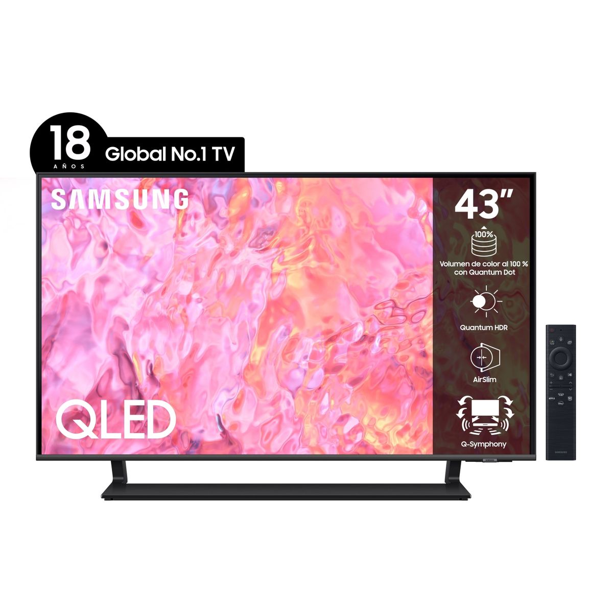 SAMSUNG - QLED Smart TV 43" QN43Q65CAGXZS Tizen Samsung