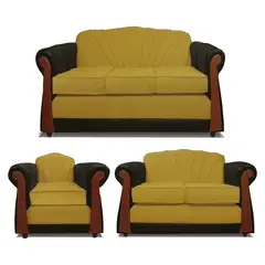 COMERCIALIZADORA ELEGANT DETAIL - Juego Living Marsella 3+2+1 T/Pu