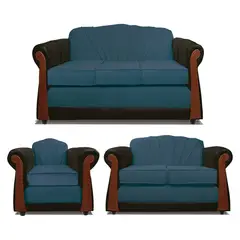 COMERCIALIZADORA ELEGANT DETAIL - Juego Living Marsella 3+2+1 T/Pu