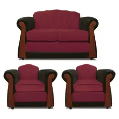 COMERCIALIZADORA ELEGANT DETAIL - Juego Living Marsella 2+1+1 T/Pu