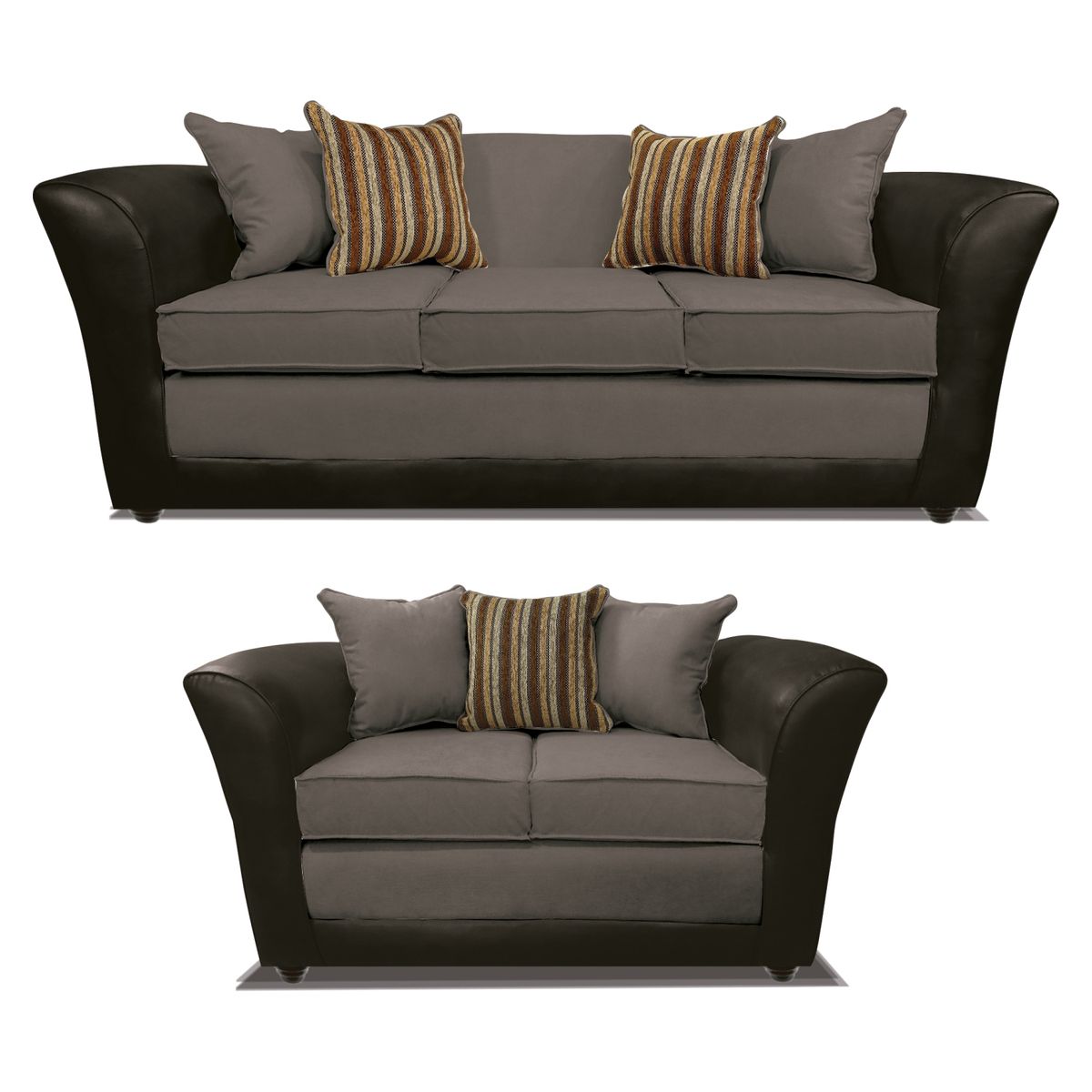 COMERCIALIZADORA ELEGANT DETAIL - Juego De Living Minnesota 3+2 T/Pu Elegant Detail